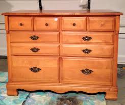 Traditional Maple Dresser Makeover Tutorial On Adding Feet To A Dresser Saw Nail And Paint Bedroom Furniture Makeover Oak Bedroom Furniture Maple Furniture