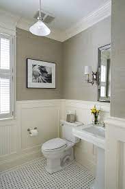 4.3 out of 5 stars 9. Small Bathroom Chair Rail Google Search Traditional Powder Room Powder Room Design Ideas Bathroom Decor