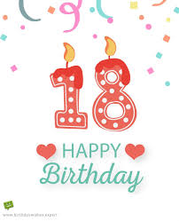 Happy 18th Birthday Happy Birthday 18th Birthday Wishes Birthday Wishes For Daughter