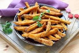 Recette Frites De Patate Douce En Pas A Pas Recetteslegumes Sweet Potato Fries Food Food Processor Recipes