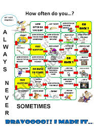 Adjective or adverb 01 adjective or adverb 04; Adverbs Of Frequency Board Game Esl Worksheet By Ayelita