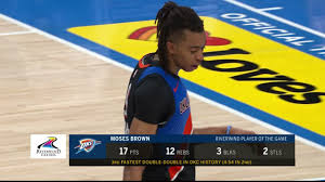 It's all grounded in the quaker belief that every person matters. G League Alum Moses Brown Tallies Third Double Double Of Season For Okc Thunder Youtube