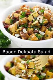 Bacon Delicata Salad Recipe Savory Squash Recipe Bacon Salad