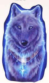 Blue Glowing Wolf Husky Dog Trailer Camper Top Car Truck Suv Window Decal Decals Sticker Wolf Spirit Animal Wolf Wallpaper Animals