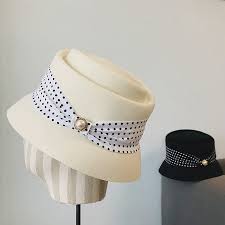 Set your hat on its top or hang from a peg or hat hook to help it retain its shape. New Fashion Women Cloche Bucket Winter Hat Elegant Black White Bow Ladies Fedora Hat Wool Felt Hat Warm Church Dress Wool Hat Women S Fedoras Aliexpress