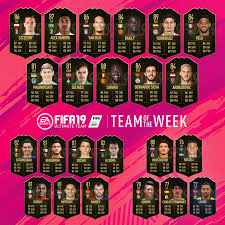 Fifa 19 squad builder in this video i show you guys an overpowered. Ea Sports Announce Fifa 19 Fut Team Of The Week 5 Balls Ie