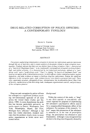 I would steal anything i could get my hands on. Pdf Drug Related Corruption Of Police Officers A Contemporary Typology