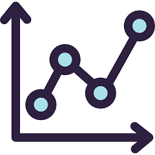 Line Chart Free Business Icons