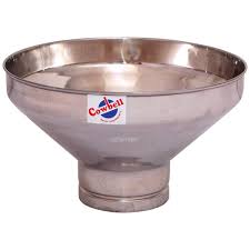Stainless steel strainer with unleaded bronze. Cowbell Stainless Steel Milk Strainer Funnel