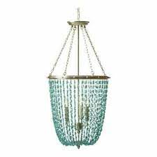 But good lighting is also a design tool that can enhance your rooms and everything in them—from furnishings and architectural details to ambience (as well as your own mood). Turquoise Chandelier Ethan Allen Valerie Beaded Light Fixture New In Box Ebay
