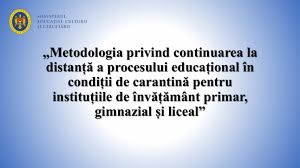 Învățământ la distanță și cu frecvență redusă. Ministerul EducaÈiei Culturii Èi CercetÄrii Guvernul Republicii Moldova