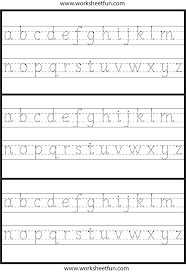 Includes tracing and printing letters, matching uppercase and lowercase letters, . Lowercase Letter Tracing 1 Worksheet Alphabet Worksheets Preschool Handwriting Worksheets Letter Tracing Worksheets