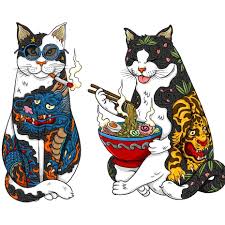 How To Bring Japanese Design Into Your Creative Work 99designs Cat Art Illustration Japanese Tattoo Art Cat Illustration
