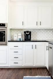 Shaker cabinets are extremely popular for their timeless style. Kitchen Hardware Trends 2021 Jenna Kate At Home