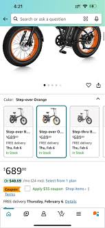 Ebikes For Adults New Fat Tire 20" X 4.0 Folding 48V 23Ah 2000W Peak Power  28mp Max Electric Bike