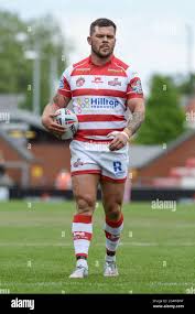 Leigh, England - 19 June 2021 - Liam Hood of Leigh Centurions during the  Rugby League Betfred Super League Leigh Centurions vs Hull FC at Leigh  Sports Village Stadium, Leigh, UK Dean