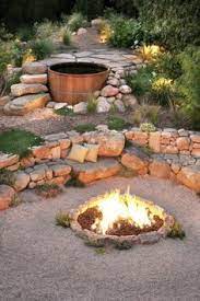 Low Maintenance Hillside Landscaping Hot Tub Built In Google Search Hot Tubs Pinterest Backyard Backyard Landscaping And Garden Design