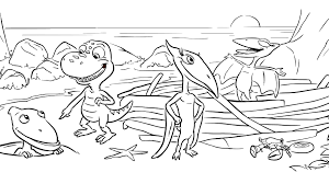 Dinosaur Friends Coloring Page | Kids Coloring… | PBS KIDS for Parents