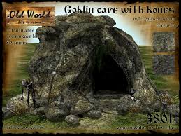 Dokkaebi gong yoo needs a human bride to end his immortal life. Second Life Marketplace Goblin Cave With Bones Old World