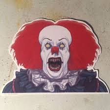 Pennywise Autocollant It Demon Clown Pennywise Horror Movie Art Pennywise The Dancing Clown