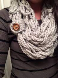 Wear the wrap with the button on your shoulder like this. Friday Favourites Small Home Big Start Arm Knitting Scarf Arm Knitting Knitting