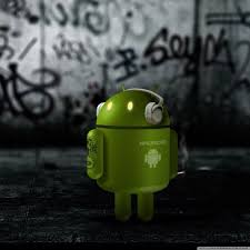 Android Robot Kitkat Hd Wallpaper Wallpaper Lucu Wallpaper Ponsel Kartun