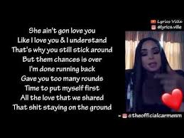 I M Done Running Back Theofficialcarmenm Lyrics Lettertoyouchallenge Youtube Songs For Boyfriend Mood Songs Love Yourself Song