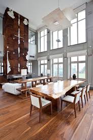 16 Wood Slab Dining Tables That Steal The Show With Images Wood Slab Dining Table Slab Dining Tables Wood Slab Dining