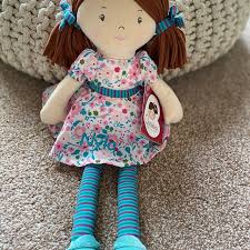 Personalised Rag Doll Bonikka Brook Birthday New Baby Etsy New Baby Products Personalized Dolls Etsy Baby