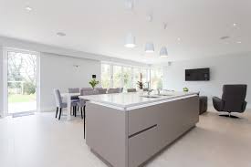 Nolte Handleless Kitchen In Soft Lac White And Lava Kuche Grifflos Nolte Kuche Haus Kuchen