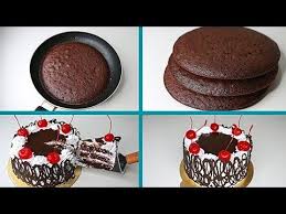 Black Forest Cake In Fry Pan Eggless Without Oven Eggless Black Forest Cake Yout Black Forest Cake Homemade Cake Recipes Chocolate Tasty Chocolate Cake