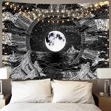 4,995 star wall decorations products are offered for sale by suppliers on alibaba.com, of which other home decor accounts for 8%, mirrors accounts for 4%, and wallpapers/wall coating accounts for 3%. Moon Decor Tapestry Mystic Moon And Star Wall Hanging Tapestry For Bedroom Living Room Tapestries Mysterious Wall Tapestry Home Decor Marubhmi