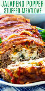 Jalapeno Popper Stuffed Meatloaf Spicy Southern Kitchen Recipe Beef Recipes Beef Recipes For Dinner Good Meatloaf Recipe