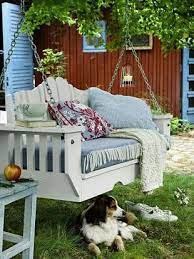 We can also help you out with table settings, with an alfresco dining range that includes everything from small 4 seater outdoor tables. Country Back Yard Swing With Images Garden Swing Porch Swing Outdoor Gardens