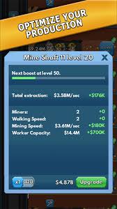 Esa es la dulce vida de los propietarios de empresas y puedes vivir esa vida, al menos en este juego. Idle Miner Tycoon V2 60 1 Dinero Mod Apk