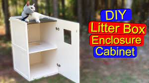 After recently moving homes, i now have a. Diy Litter Box Enclose Cabinet Youtube