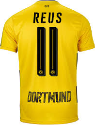 Puma borussia dortmund 20/21 stadium 1/4 zip top. Puma Marco Reus Borussia Dortmund Home Jersey 2017 18