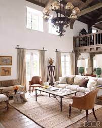 Reese Witherspoon Rustic Decor Spanish Colonial Interior Design Mediterranean Living Room Mediterranean Living Rooms Elle Decor