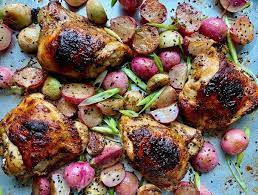 Sheet Pan Miso Chicken With Radishes And Lime Recipe Recipe Nyt Cooking Miso Chicken Lime Recipes
