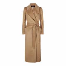 Jessica simpson womens mohair wool plaid wrap coat, camel white, size medium. Camel Long Maxi Wrap Wool Coat Brandalley