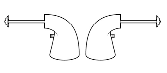 H14pb 34449362931 *delta h14pb single metal lever handle less accent. Delta H24pb Delta Innovations Metal Lever Handle Set Less Accents