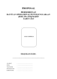 Contoh visi misi lembaga tpq. Contoh Proposal Bop Tpq Madin Pemerintah Daerah Kota Atau Kabupaten