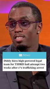 Sean 'Diddy' Combs is appealing a federal judge's decision to keep him in  jail pending his trial, and has enlisted the help of two high-powered  attorneys. The rapper is making a third attempt at bail, ...