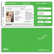 Wie kommen preisunterschiede von einladungskarten bei erstellung und versand zustande? Hochzeitseinladungen Als Flugticket Gestalten