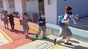 San luis potosí / 02.07.2021 14:49:15. Reportaje Asi Es El Regreso A Clases En Slp