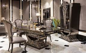 Dining room chair that has shape from either the back or front and comes with sunbrella performance fabric. Classic Dining Room Sets Luxury Dining Room Models Asortie