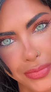 Expressive Close-Up of a Female Face and Eyes