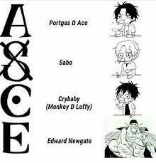 Meaning Ace Onepiece Luffy Tattoo Tatuagens De Anime Manga One Piece One Piece Engracado