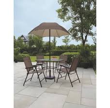 Patio Dining Set 7 Piece Outdoor Deck Garden Umbrella Chairs Table Furniture New Outdoor Patio Set Patio Set With Umbrella Garden Patio Furniture
