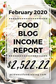Food Blog Income Report February 2020 In 2020 Blog Income Report Blog Income Income Reports
